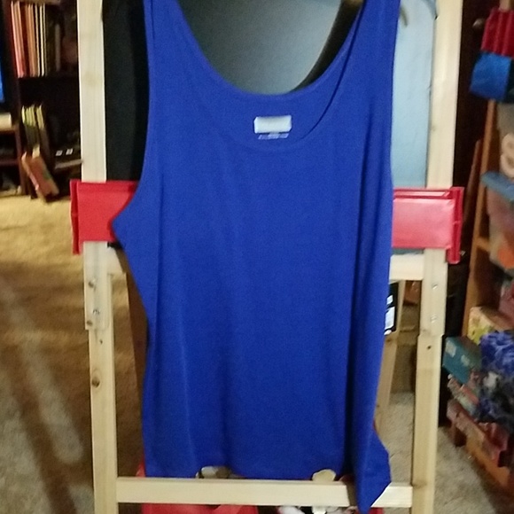 Pur Entergy Plus Size Extreme Blue Tank - Picture 1 of 1